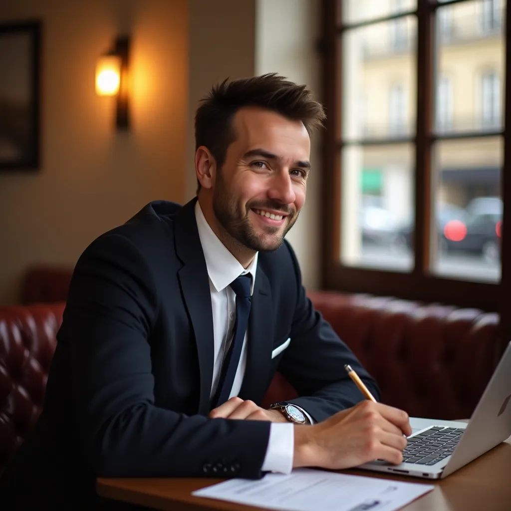 Luc Garnier, Responsable des ventes